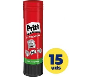 Expositor de Pegamento en Barra Pritt/ 43g/ 15 unidades