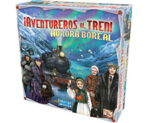 Juego de mesa ¡aventureros al tren! aurora boreal