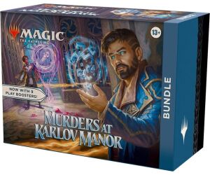 Caja de cartas magic the gathering bundle murders at karlov manor inglés