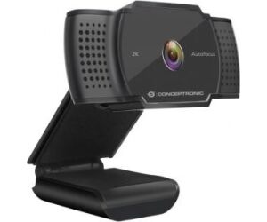 Webcam 2k conceptronic amdis02b 5mp -  usb - 3.6mm  - 30 fps - angulo vision 72º -  enfoque automatico - microfono integrado