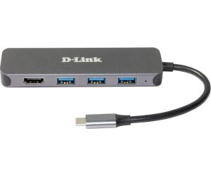 D-link Docking Station Usb-c 5 En 1 Con Hdmi/suministro Electrico