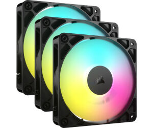 Ventilador Auxiliar Rs120 A-rgb 120mm Black Triple Pack Corsair