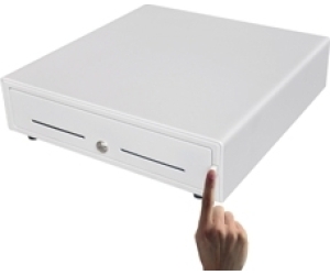 Cajón portamonedas manual blanco 41 x 42 cm