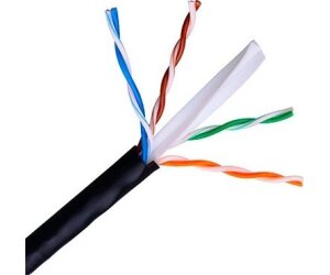 Bobina de Cable RJ45 para Exteriores UTP Aisens A135-0263 Cat.6/ 100m/ Impermeable/ Negro