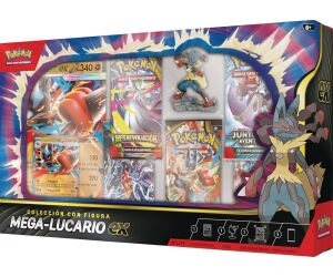 Pokemon tcg caja colección mega - lucario ex (eu)