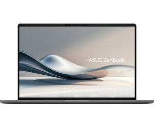 ASUS Zenbook A14 OLED UX3407QA-QD333W Copilot+ PC - Ordenador PortÃ¡til 14" WUXGA (Qualcomm Snapdragon X1-26-100, 32GB RAM, 512GB SSD, Qualcomm Adreno GPU, Windows 11 Home) Gris Islandia - Teclado QWERTY espaÃ±ol