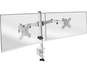 Soporte Monitor Dual Articulable 32'' Blanco Marm Pro 2 Mars Gaming