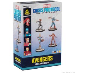 Juego de mesa marvel crisis protocol avengers affiliation pack edad recomendada 14 años
