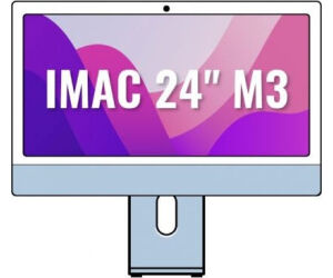 Apple iMac 24" Retina 4,5K / M3 8-Core CPU/ 8Gb/ 512Gb SSD/ 10-Core GPU/ Azul