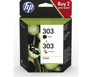 HP Paquete de 2 cartuchos de tinta Original 303 negro/tricolor