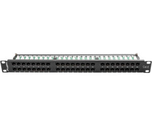 Patch Panel Lanberg 48 Puertos 1u 19? Cat.6 Negro
