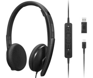 Auriculares Lenovo 4xd1m45626 Negro Microfono Alambrico Usb C