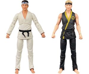 Set 2 figuras diamond collection cobra kai all valley johnny & daniel