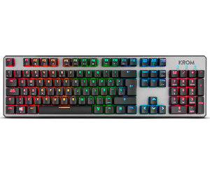 Teclado Gaming Krom Kernel Usb Retroiluminado Mecanico Negro