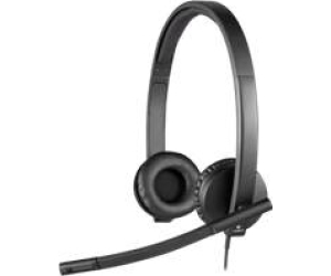 Auriculares Logitech H570E/ con Micrófono/ USB/ Negros