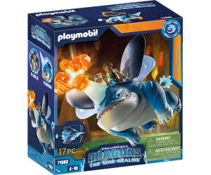 Playmobil dragones: nine realms: plowhorn & d'angelo