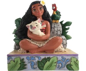 Figura enesco disney vaiana moana con pua y hei hei