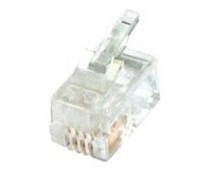 Conector RJ11 teléfono (bolsa x10)
