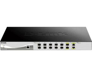 D-LINK SWITCH SMART 10 PUERTOS 10Gbit  + 2 PUERTOS 10Gbit SFP+