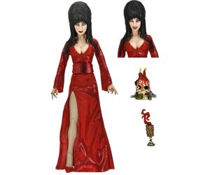 Figura neca elvira red fright and boo version clothed action