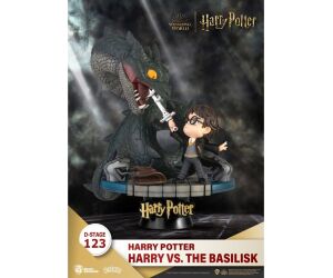 Figura beast kingdom dstage harry potter y la cámara secreta harry vs basilico