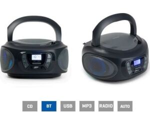 Radio CD Fonestar BOOM-ONE-G/ 13W/ con Cable/ a Pilas/ Gris