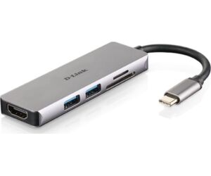 D-link Docking Station Usb-c 5 En 1 Con Hdmi/lector Tarjetas