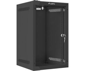 Armario Lanberg Mural Rack 10" 9u 280x310 Flat Pack Negro