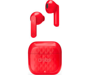 Auriculares inalambricos magneticos sbs teearairfreetwsbtr rojo