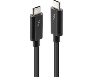 Lindy 41556 cable Thunderbolt 1 m 20 Gbit/s Negro