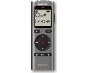 Grabadora de Voz Philips VoiceTracer DVT1170/ 20kHz/ Plata
