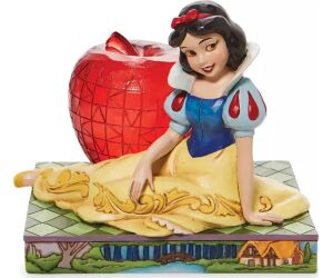 Figura enesco disney blancanieves y los siete enanitos blancanieves con manzana