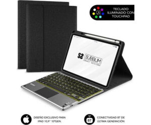 FUNDA TABLET IPAD PRO 10.9''/11'' 10Gen/11a Gen 2025 CON TECLADO  NEGRO SUBBLIM
