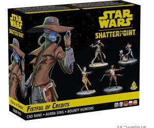 Juego de mesa star wars shatterpoint fistful of credits cad bane squad pack edad recomendada 14 años