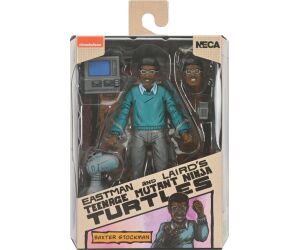 Figura neca teenage mutant ninja turtles mirage comics baxter stockman scale action 18cm
