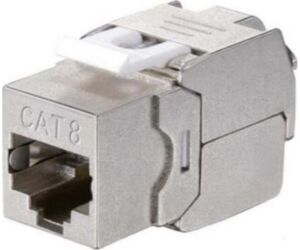 Kit 8 uds equip conector hembra rj45 ftp cat 8.1 panel keystone
