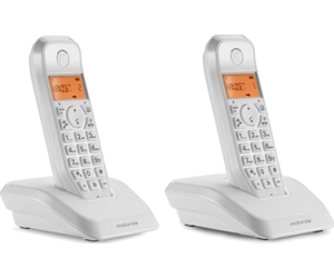MOTOROLA S1202 Telefono DECT DUO Blanco