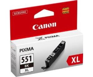 Cartucho de Tinta Original Canon CLI-551BK XL Alta Capacidad/ Negro