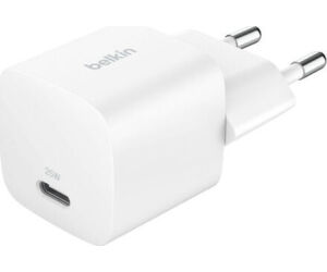 Belkin 25w Usbc Pd Wall Charger With Pps, Wht