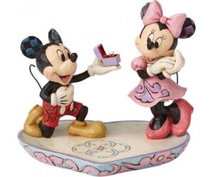 Figura enesco disney tradiciones mickey & minnie pedida de mano
