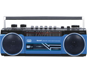 Radio Grabadora Trevi Usb Sd Bluetooth Cassette Rr 501 Bt Azul