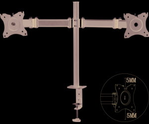 Soporte doble monitor 100 x 100 hasta 27 pulgadas