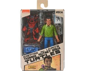 Figura neca teenage mutant ninja turtles mirage comics kirby scale action 18cm