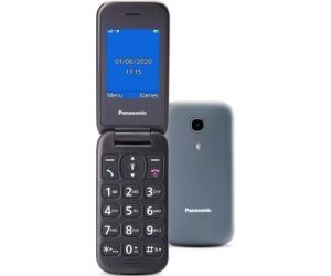Teléfono Móvil Panasonic KX-TU400EXG para Personas Mayores/ Gris