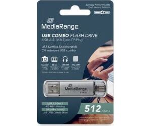 Pendrive Combo 512gb Usb 3.2 Mediarange High P.