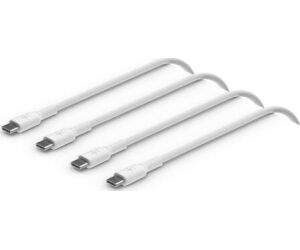 Cable usb tipo c belkin 1m - macho - macho - blanco 2 unidades