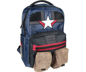 Mochila casual cerdá marvel capitan america vengadores multicolor 48 cm