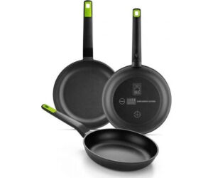 Pack 3 Sartenes Bra Gastro A841202/ Ø20cm/ Ø24cm/ Ø28cm/ Apta para Inducción