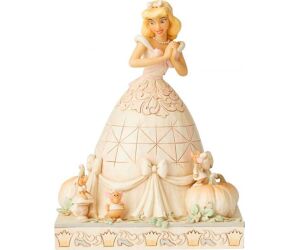 Figura enesco disney la cenicienta la cenicienta soñadora en blanco