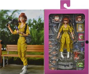 Figura neca teenage mutant ninja turtles mirage comics ultimate april o'neil 17.5cm